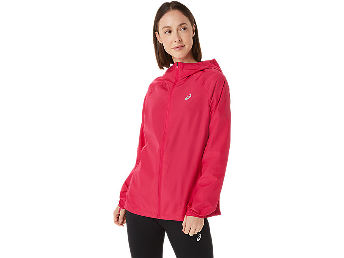 Image 1 of 8 of RUN HOOD JACKET color Bright Rose