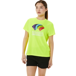 WOMEN'S READY-SET II SHORT SLEEVE WCH, Safety Yellow, T-Shirts & Tops