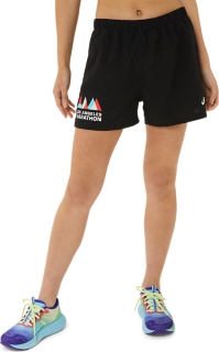 WOMEN'S CIRCUIT 5IN COMPRESSION SHORT, Performance Black, Shorts & Pants