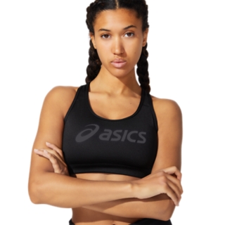 Asics Core Logo Women's Sports Bra - Performance Black