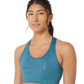 CORE ASICS LOGO BRA GLOOMY SEA/GLOOMY SEA