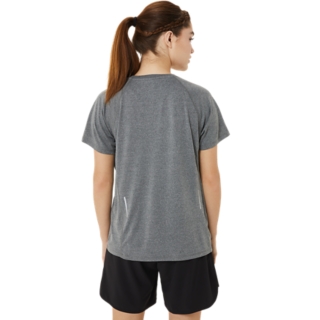 WOMEN'S READY-SET LYTE V-NECK | Dark Grey Heather | T-Shirts