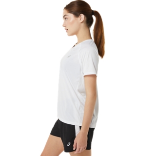 WOMEN'S READY-SET LYTE V-NECK | Brilliant White | T-Shirts & Tops