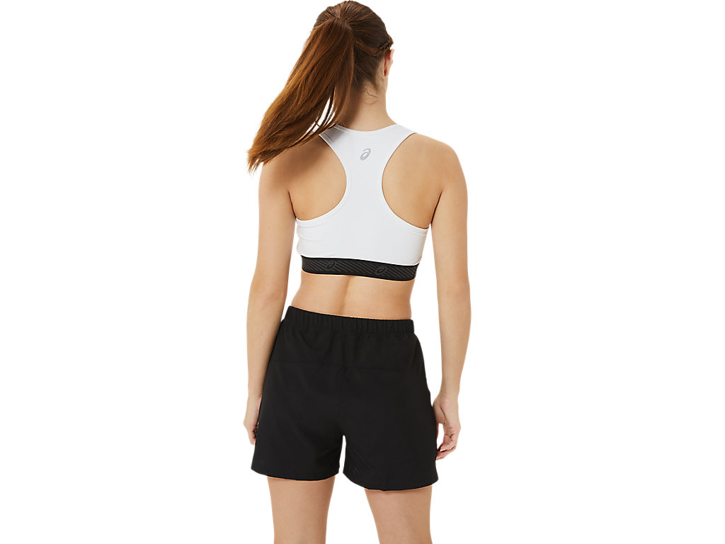 Jinsinto 2 Pack Women's Padded Sports Bra Cross Back Bra Workout Lace Up  Bra Seamless Comfort Yoga Bra lack and White 11