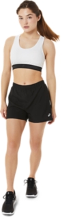 Nike 819727-100: Classic Girls Womens White Black Black Sports Bra