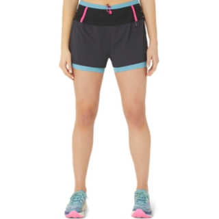 Shorts Mujer Mujeres Pantalones cortos para correr 2 en 1 con