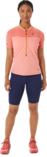 WOMEN'S FUJITRAIL 2-N-1 SHORT, Sandstorm/Papaya