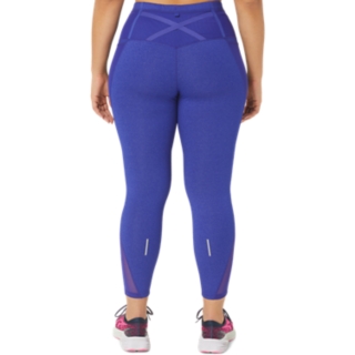 WOMEN'S DISTANCE SUPPLY 7/8 TIGHT, Eggplant Heather, Tights & Leggings