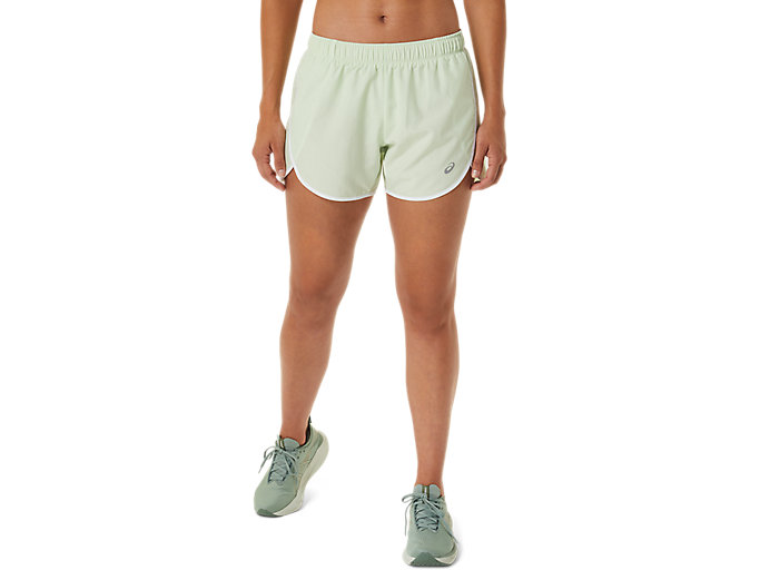 Image 1 of 7 of Dames Whisper Green ICON 4IN SHORT Shorts voor dames