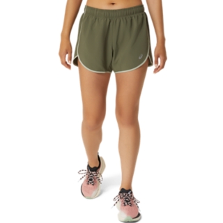 Khaki athletic cheap shorts womens