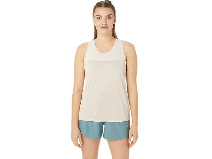 Image 1 of 5 of Dames Rose Dust/Pale Apricot RACE TANK Tanktops voor dames