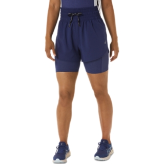 WOMEN'S NAGINO 4IN RUN SHORT, Indigo Blue, Shorts & Pants