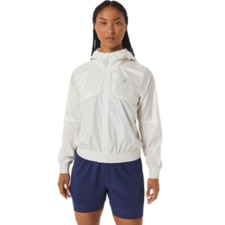 Women s NAGINO RUN JACKET Cream Jackets Vests ASICS Outlet IE