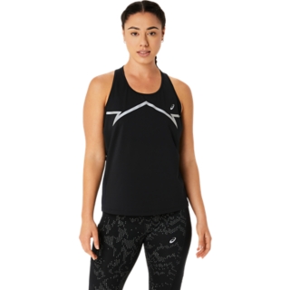 WOMEN\'S LITE-SHOW TANK | Performance Black | Sleeveless | ASICS Shirts