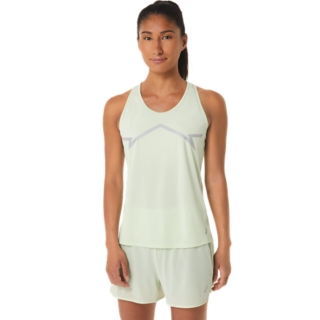 WOMEN'S LITE-SHOW TANK | Whisper Green | Sleeveless Shirts | ASICS