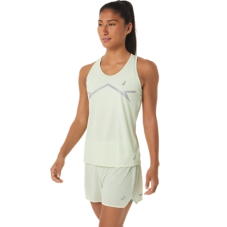 WOMEN'S LITE-SHOW TANK | Whisper Green | Sleeveless Shirts | ASICS