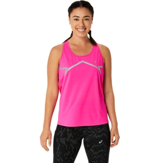 WOMEN'S LITE-SHOW TANK | Pink Glo | Sleeveless Shirts | ASICS