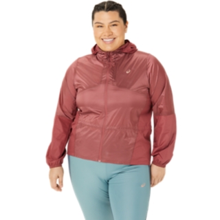 Asics Chaqueta Running Nagino Packable Run Jacket Granate Brisket Red Mujer