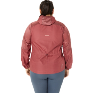 NAGINO PACKABLE RUN JACKET BRISKET RED