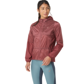 Women's essential packable running hotsell jacket green