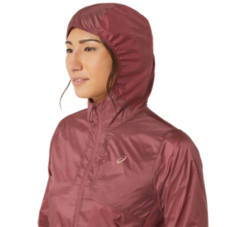 NAGINO PACKABLE RUN JACKET BRISKET RED