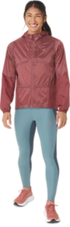 NAGINO PACKABLE RUN JACKET BRISKET RED