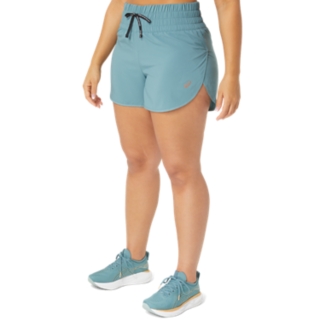 Women's NAGINO 4IN RUN SHORT, Indigo Blue, Calças Curtas