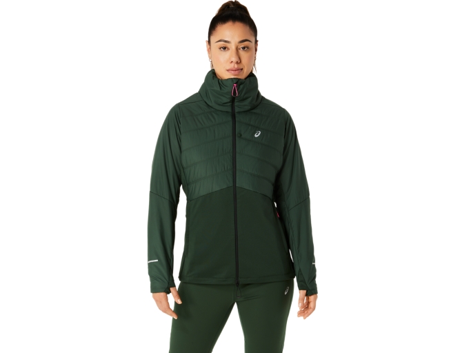 WINTER RUN JACKET Rain Forest Jackets & Outerwear ASICS
