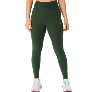 Women's Run Cropped Tight Leggings in Ice Mint