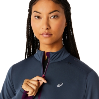 Asics Women's Thermopolis Winter 1/2 Zip ― item# 35814, Marching Band,  Color Guard, Percussion, Parade