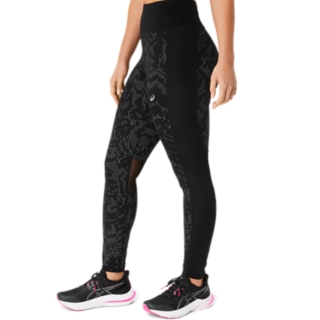 Avia - Athletic Leggings w/ Mesh Inset Workout Yoga Pants Black - XS