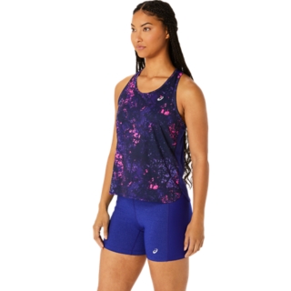 ALL OVER PRINT TANK | Eggplant/Blue Violet | Sleeveless Shirts | ASICS