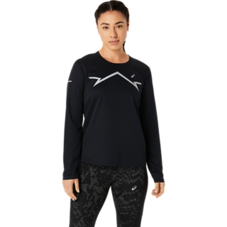 | TOP | Black Long SLEEVE | Shirts Performance ASICS LONG Sleeve LITE-SHOW