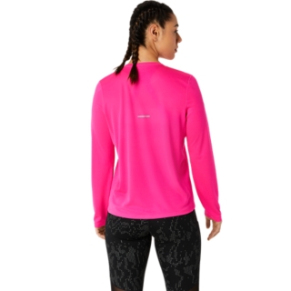 LITE-SHOW LONG SLEEVE TOP | Pink Glo | Long Sleeve Shirts | ASICS