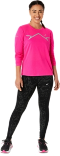 LITE-SHOW LONG SLEEVE TOP ASICS | Pink Long | Glo Sleeve Shirts 