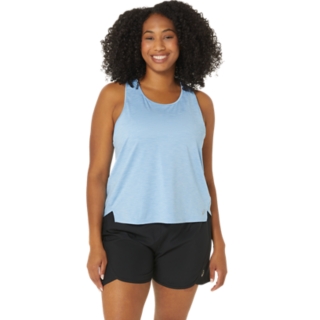 WOMEN'S PR LYTE RUN RACERBACK 2.0 | Blue Bliss Spacedye | T-Shirts ...