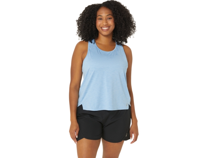 WOMEN'S PR LYTE RUN RACERBACK 2.0 | Blue Bliss Spacedye | Sleeveless Shirts  | ASICS