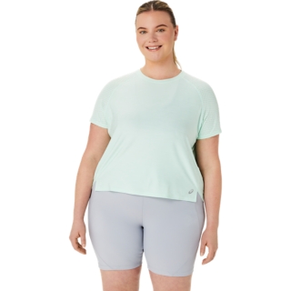 WOMEN'S PR LYTE RUN SHORT SLEEVE 2.0, Mint Tint Spacedye, T-Shirts & Tops