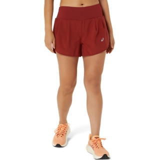 ROAD 3.5IN SHORT Women Deep Red Damen Shorts ASICS DE