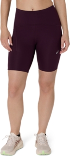 Alternative image view of ROAD HIGH WAIST 8IN SPRINTER,  DARK AUBERGINE