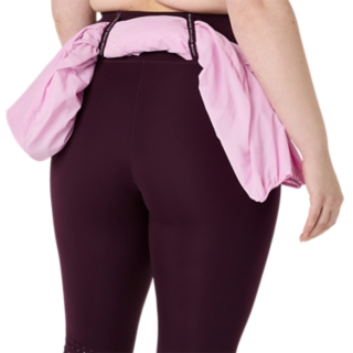Image 7 of 8 of Women's DARK AUBERGINE ROAD HIGH WAIST TIGHT Women's Tights