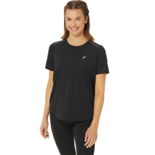 T shirt cheap asics nera donna