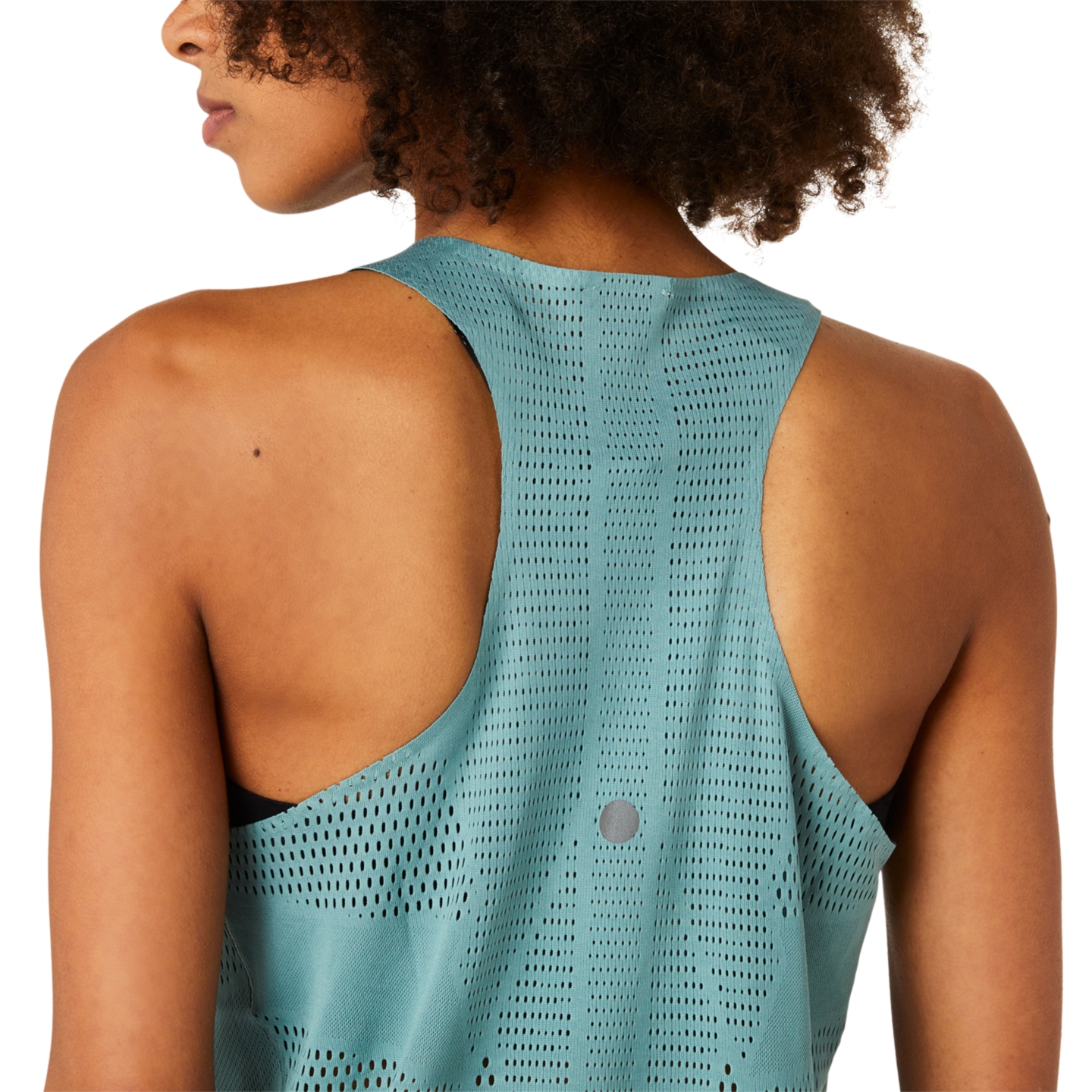Женский топ ASICS Metarun Tank, цвет: Celadon — фото 4