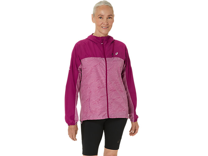 Image 1 of 12 of Mulher Soft Berry/Blackberry FUJITRAIL PACKABLE JACKET Casacos e coletes para mulher