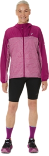 FUJITRAIL PACKABLE JACKET, Soft Berry/Blackberry