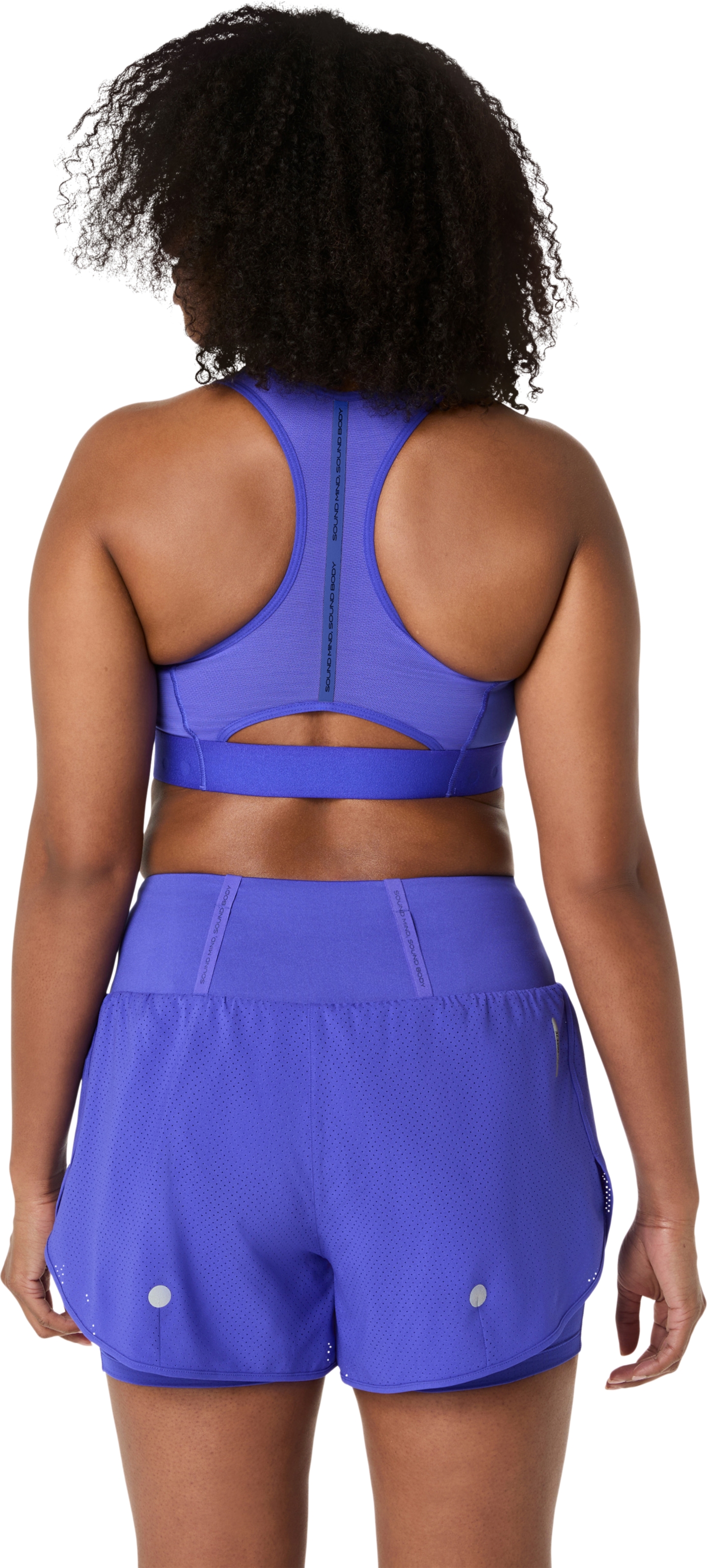Женские спортивные бра ASICS Road Compression Bra, цвет: Кобальтовый — фото 2