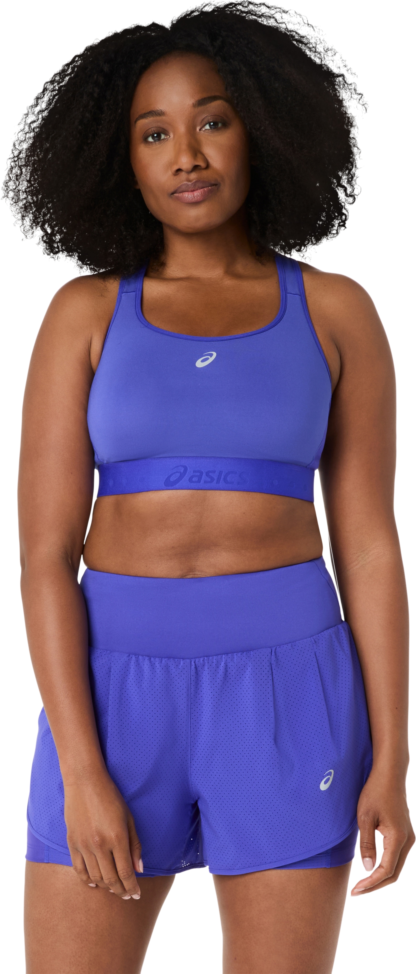Женские спортивные бра ASICS Road Compression Bra, цвет: Кобальтовый — фото 1