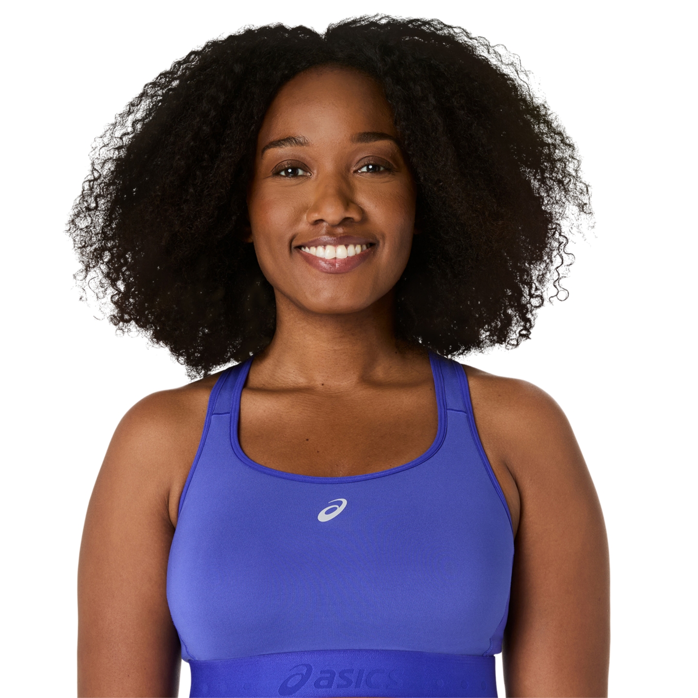 Женские спортивные бра ASICS Road Compression Bra, цвет: Кобальтовый — фото 3