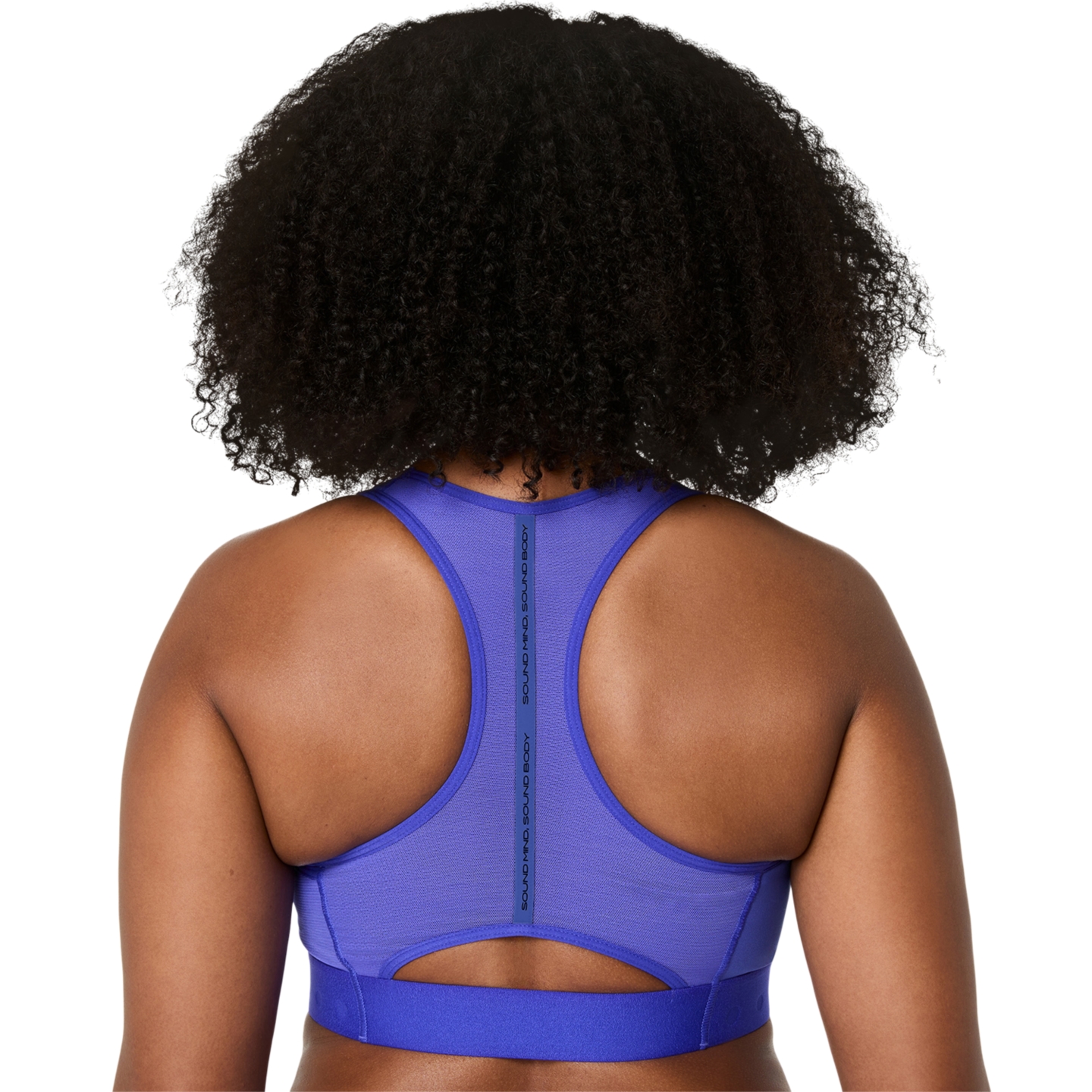Женские спортивные бра ASICS Road Compression Bra, цвет: Кобальтовый — фото 4