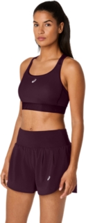 ROAD COMPRESSION BRA, Dark Aubergine 2